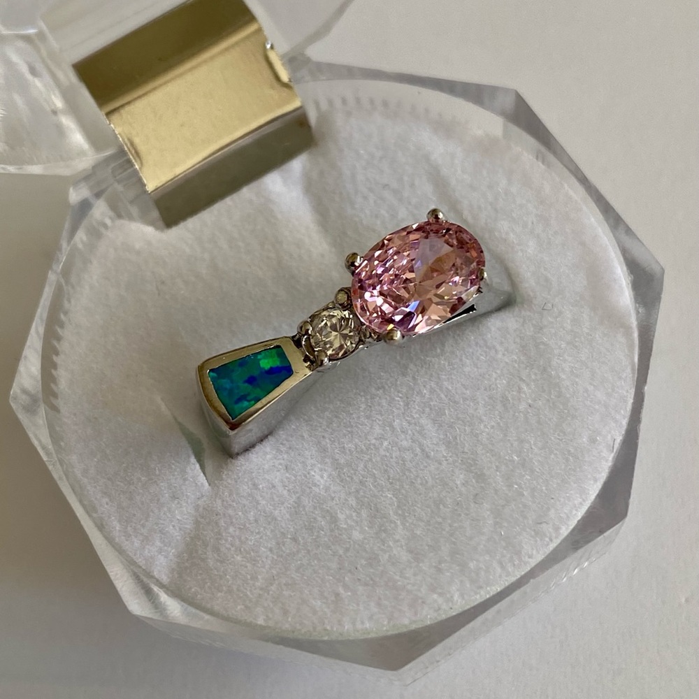 SECRETS OF A GEM STERLING SILVER RING